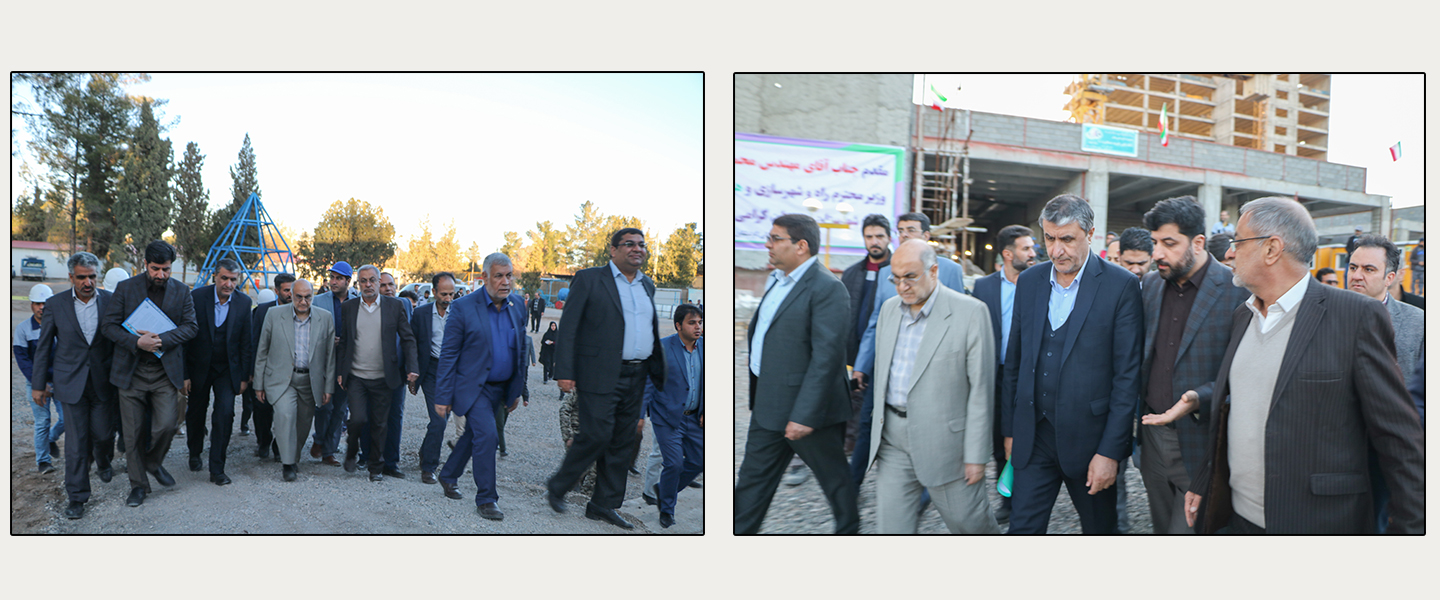 وزیر راه و شهرسازی از پروژه هتل سیرجان بازدید کردند